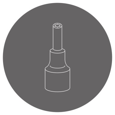 Torx soketi görüntüsü.