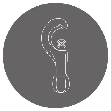 Bu bir boru kesicinin çizimi..