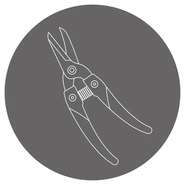 Иллюстрация Электрических Ножниц — стоковый вектор