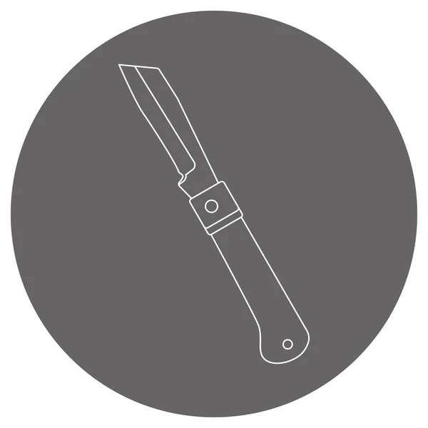 Jest Ilustracja Elektrycznego Noża — Wektor stockowy