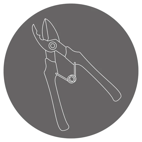 Ukázka Řezného Nože Pvc — Stockový vektor