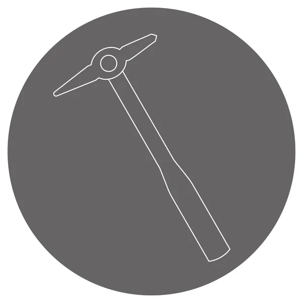 Illustration Welding Hammer — Stock Vector