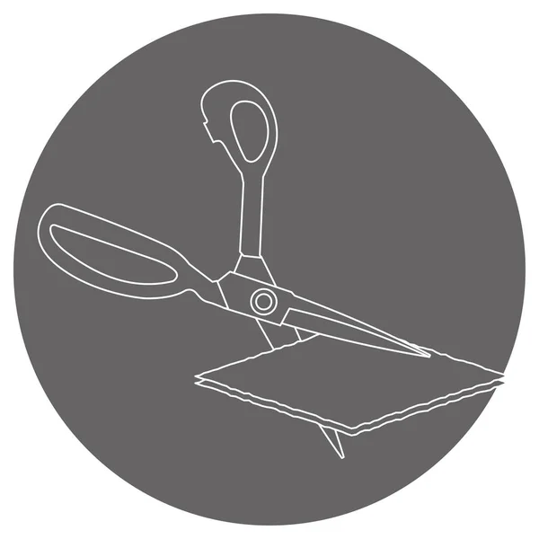 Ілюстрація Ножиць Плавання — стоковий вектор
