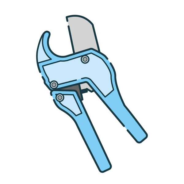 Illustration Tube Cutter Knife — Stock Vector
