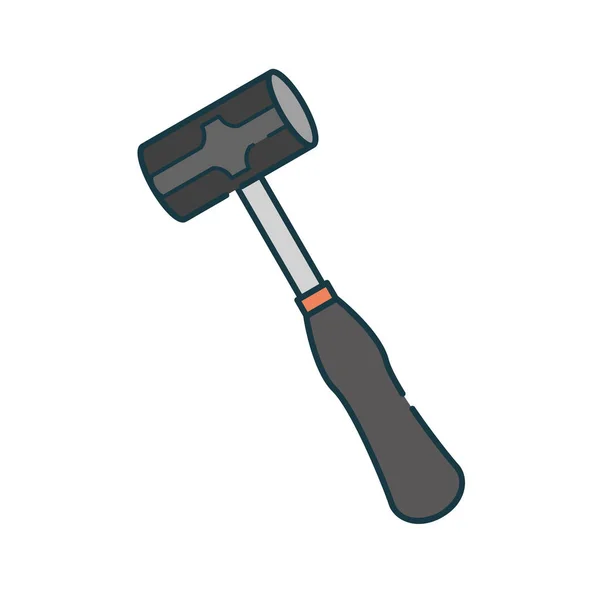 Illustration Two Mouth Hammer — Stock Vector