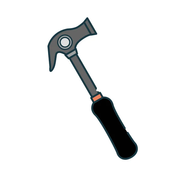 Illustration Temporary Hammer — Stock Vector