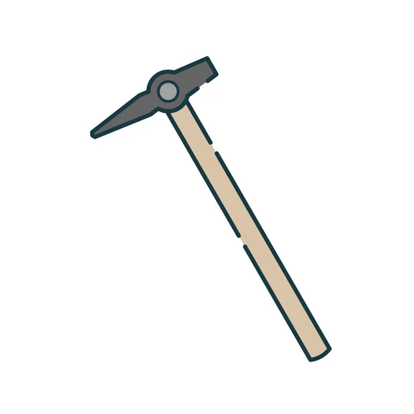 Illustration Test Hammer — Stock Vector
