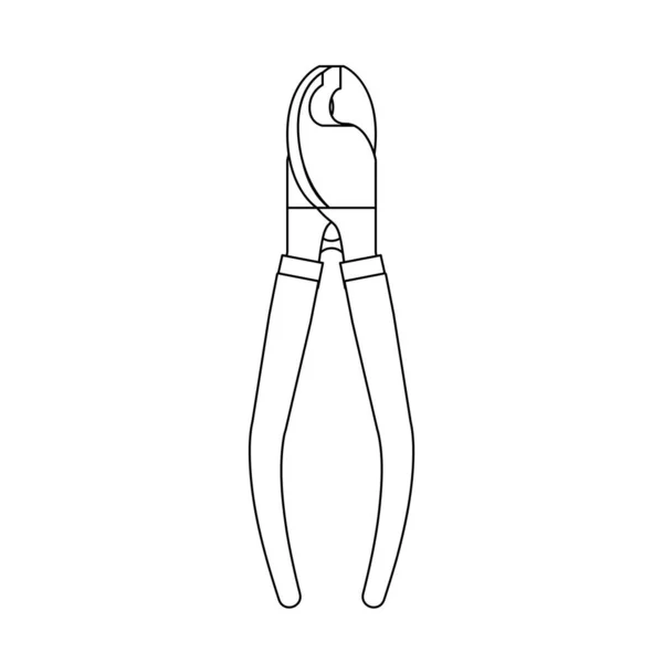 Dies Ist Eine Illustration Eines Kabelschneiders — Stockvektor