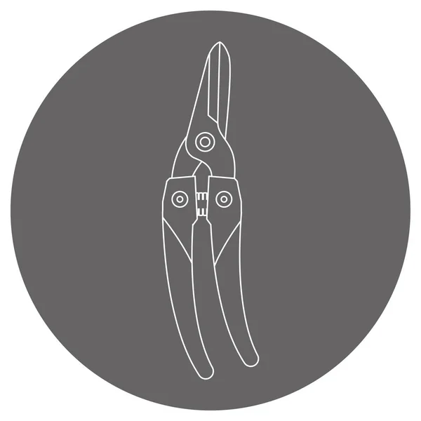 Иллюстрация Ножниц Электрика — стоковый вектор