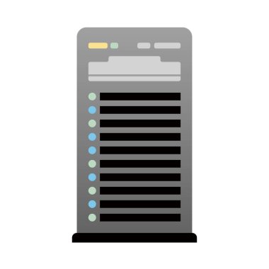 Bu bir kule tipi sunucunun çizimi.