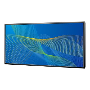 LED görme, monitör, büyük monitör, büyük ekran, çapraz illüstrasyon.