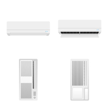 Bu aynı ev aletlerinin bir çizimi _ klima, pencere kliması.