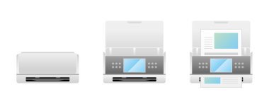 Bu aynı ev aletleri setinin bir illüstrasyonu _ tarayıcı.