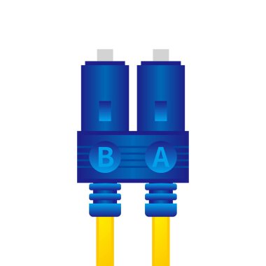 Mavi optik fiber kablo / SC kablosu..