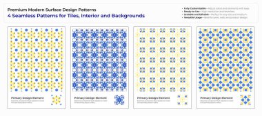 Lüks Dikensiz Döşeme Kalıpları - Soyut, Geometrik ve Süslü Tasarımlar