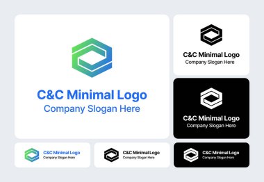 C & C Minimum Logosu - Temiz & Çağdaş Geometrik Tasarım