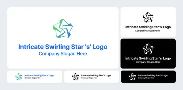 Karmaşık Girdap Yıldızı 'S' logosu: Karmaşık ve Dinamik Tasarım