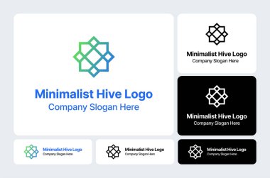 Minimalist Kovan Logosu: Temiz ve Modern Bal Tarağı Tasarımı