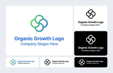 Organik Büyüme Logosu: Doğal Gelişim ve Genişlemeyi Sembolize Ediyor