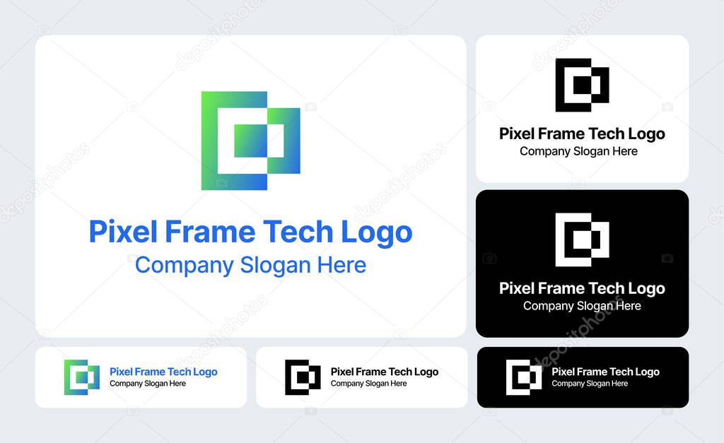 Pixel Frame Tech Logo: Bridging Technology and Artistry