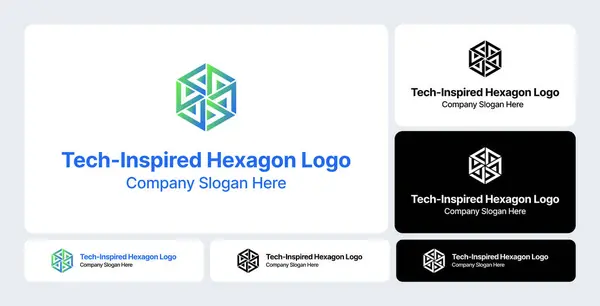 Teknoloji esinlenilmiş Altıgen Logosu
