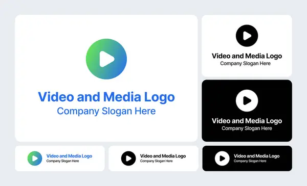 Video ve Medya Logosu - Modern Multimedya Tasarımı