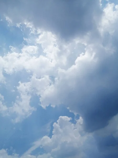 stock image Cloudy sky in sunny morning.