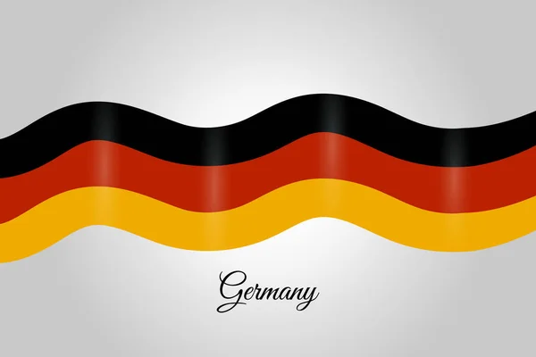 Germany Flag Design Ribbon Concept Vektorgrafiken