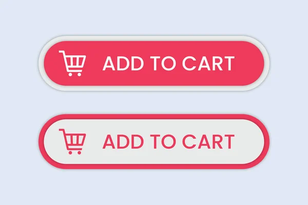 Add Cart Buttons Shopping Cart Icon Vector — Stock Vector