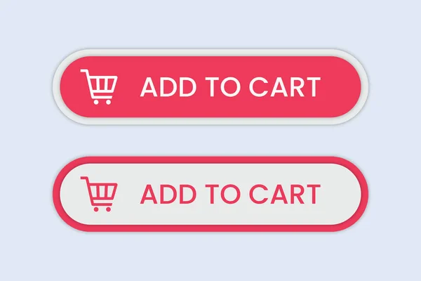 Add Cart Buttons Shopping Cart Icon Vector Stockvektor