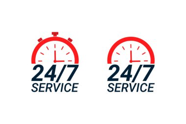 Ok simgesi ile 24 saat servis saati