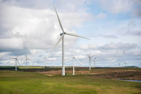 风力涡轮机 发电机 电的摄影 — 图库照片