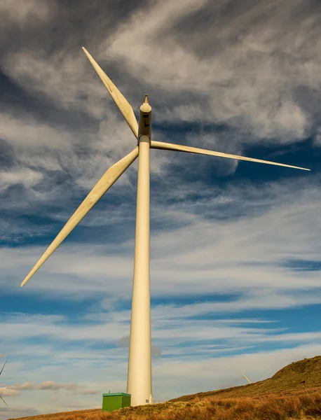 风电场 电力的景观摄影 — 图库照片