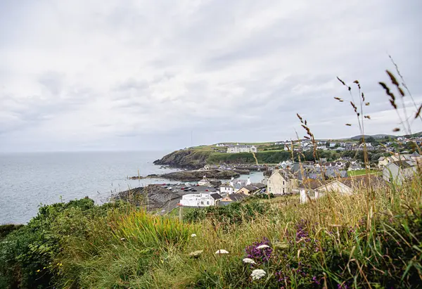 İskoçya; İskoçya; İngiltere; Portpatrick; körfez, deniz, bina; duvar; manzara; huzur; manzara; manzara; panorama; tarihi;
