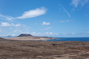 La Graciosa Adası, Lanzarote, İspanya, deniz manzarası, kayalık sahil, çöl, volkan, turizm, turizm