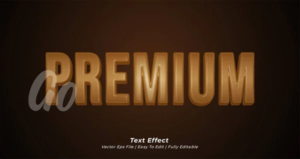 Premium Text Effect Editable Text Style — 스톡 벡터