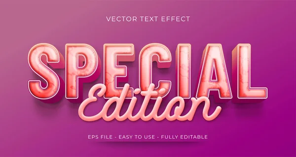 Effet Texte Spécial Modifiable Style Texte — Image vectorielle