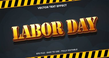 Düzenlenebilir 3d biçimli çalışma metni efekti