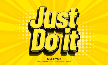 Vektör 3d metin efekti Sadece başlık biçimi