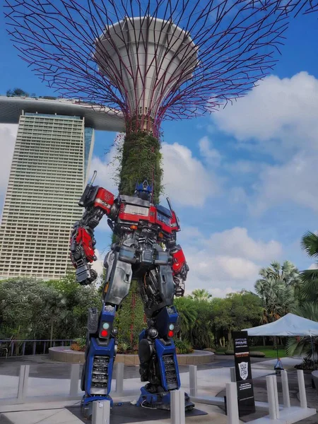 Σιγκαπούρη Μαρ 2023 Άνοδος Των Τεράτων Αγάλματα World Tour Gardens — Φωτογραφία Αρχείου