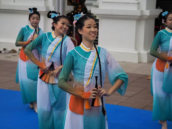 Singapore Jan 2023 Chinese Dancers Performing Istana Open House Singapore — Stock Photo, Image