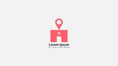 Evin logo tasarımı, konum logosu
