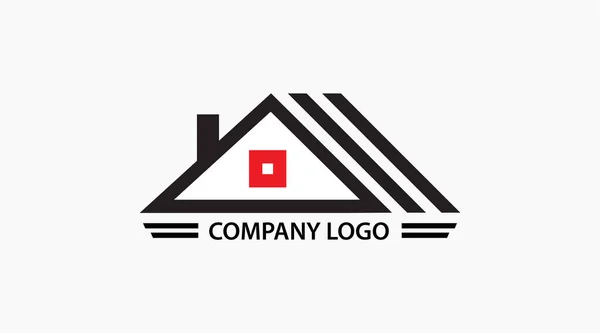 Edifício Logotipo Vetor Ícone — Fotografia de Stock