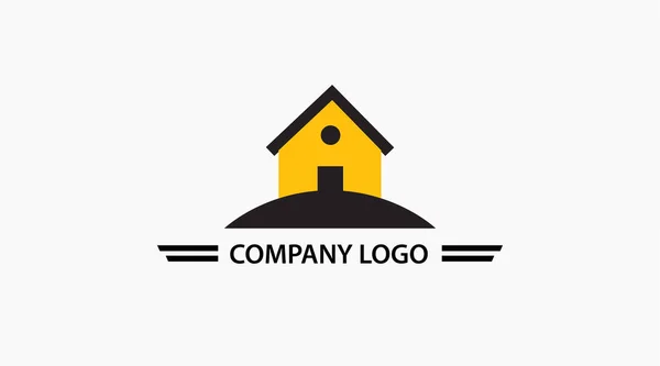 Empresa Constructora Logotipo Diseño Vector Plantilla — Foto de Stock