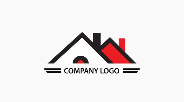 Casa Edificio Logo Icona Design — Foto Stock