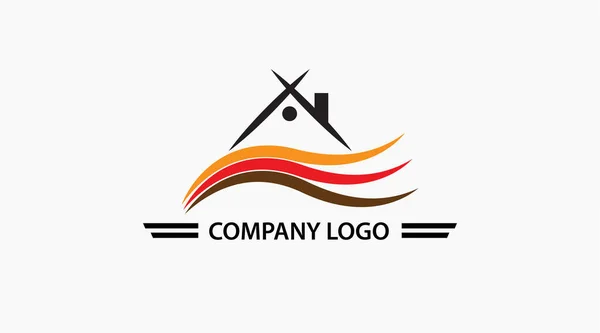 Wektorowy Projekt Ilustracji Abstrakcyjnego Logo Firmy Biznesowej — Zdjęcie stockowe