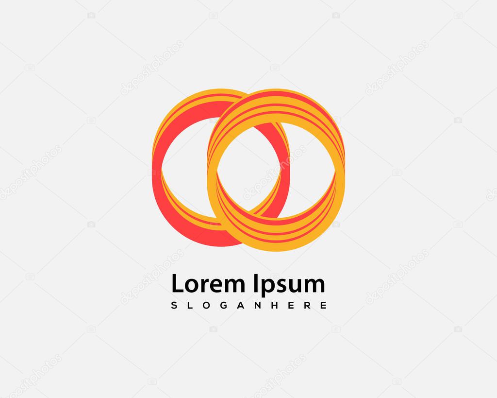 Abstract logo design vector illustration
