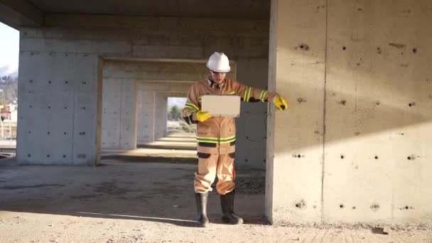 コンクリート構成物の品質管理建物の建設における欠陥の診断 — ストック動画