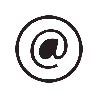 Posta Simgesi. Vektör İllüstrasyonu