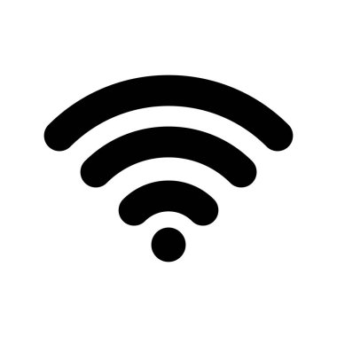 kablosuz ikon vektör illüstrasyonu